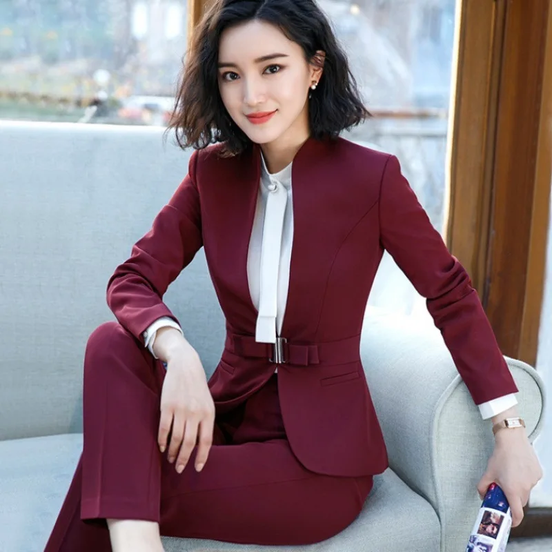 Professional wear suit suit women's new autumn wear fashion temperament women's suit