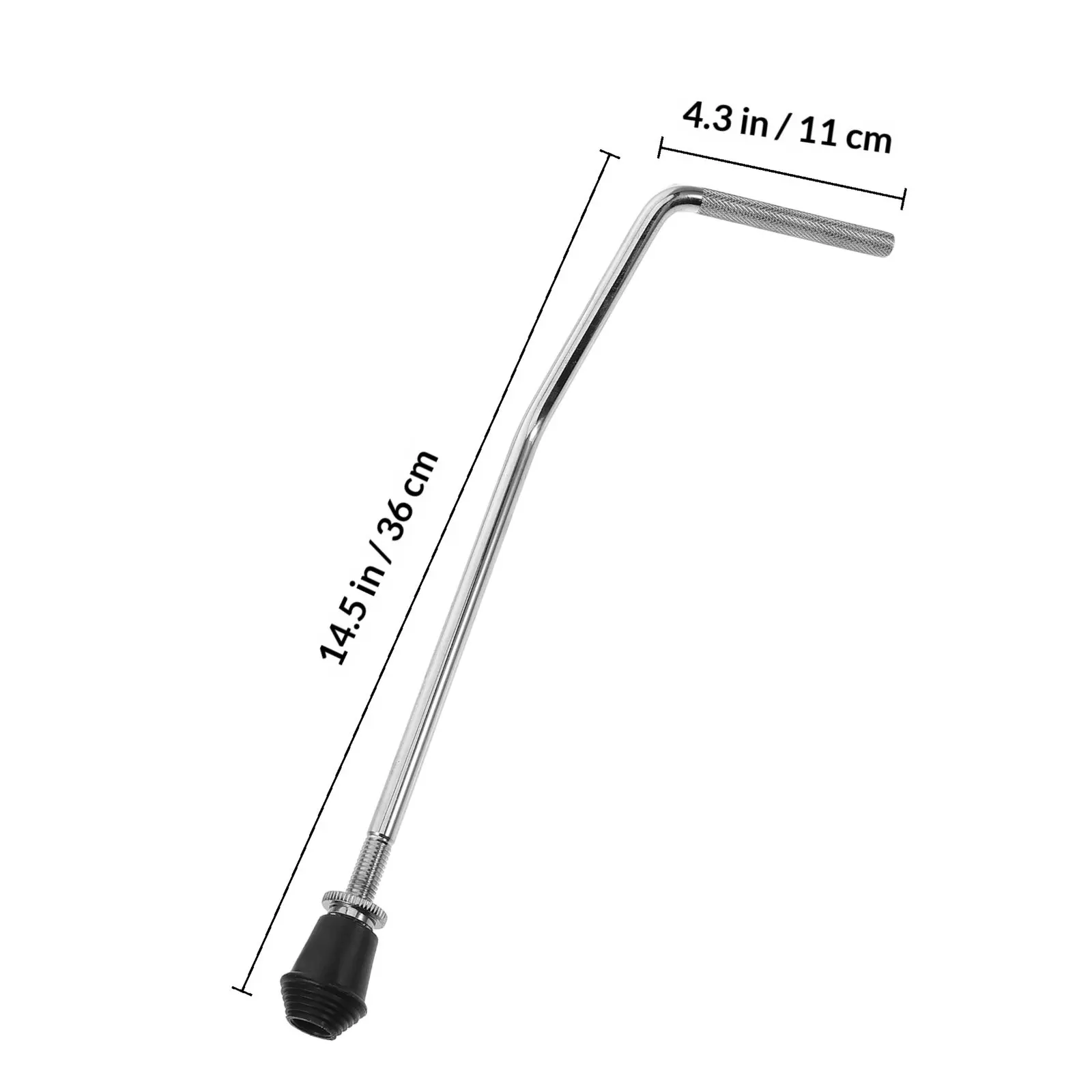 2Pcs Drum Leg Holder Stability Stand Bracket Silver Essential Drum Kit Feet Replacement for Performance Floor Leg Mount Bracket