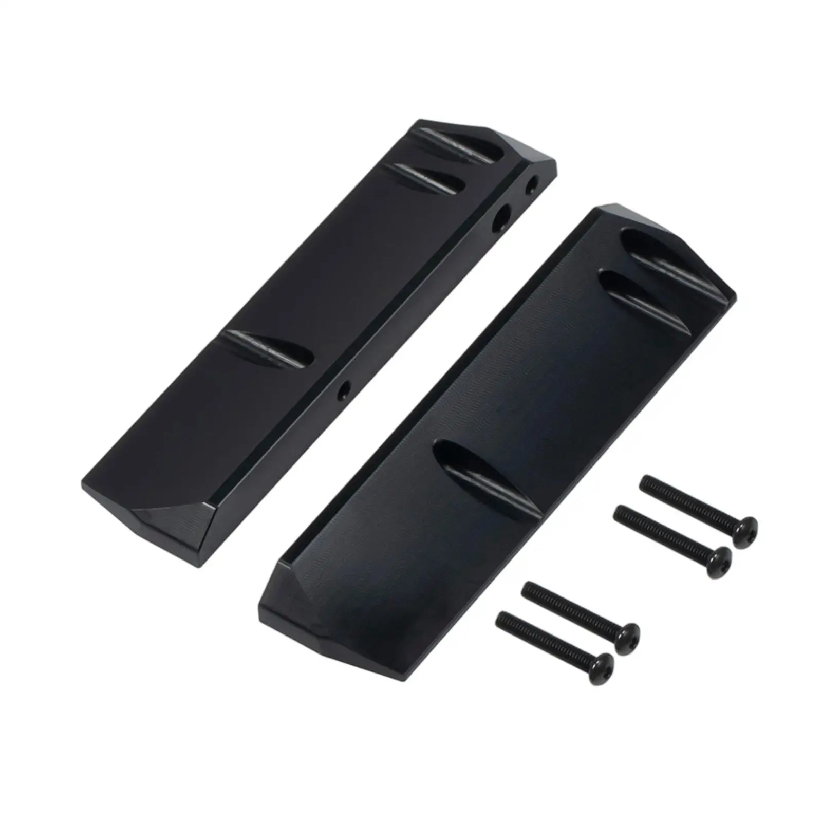 Piastra laterale Pom ESC Ricevitore batteria Pedale laterale di espansione Installazione semplice Pedane 1/18 RC Crawler Rock Slider per TRX4M