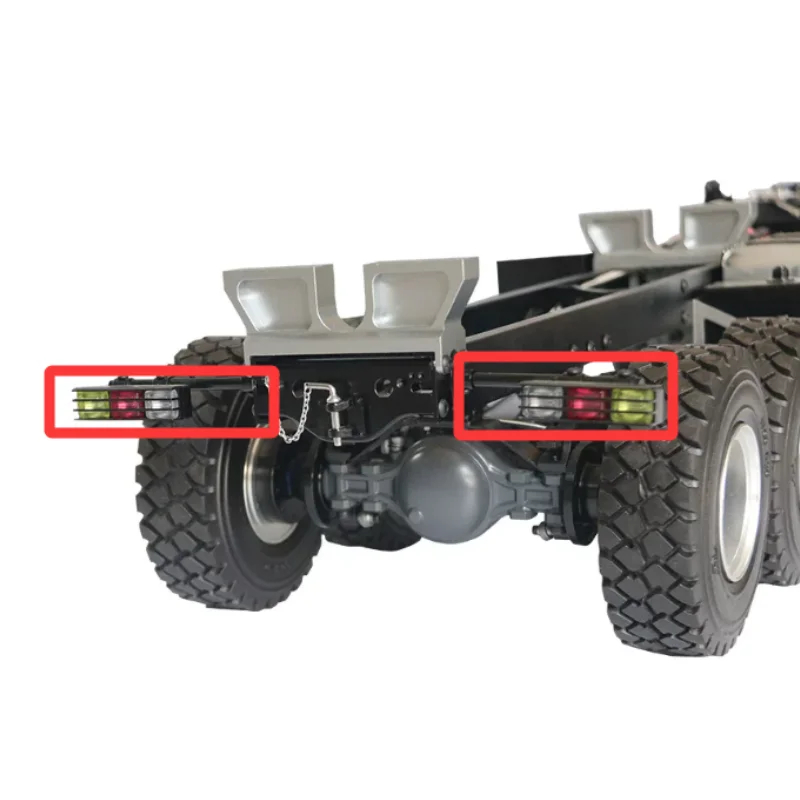 RC 1/14 JDMODEL Metal Tail Light for Tamiya Hydraulic Excavator Loader Dump Truck for SCANIA MAN VOLVO Trailer Tipper DIY Parts