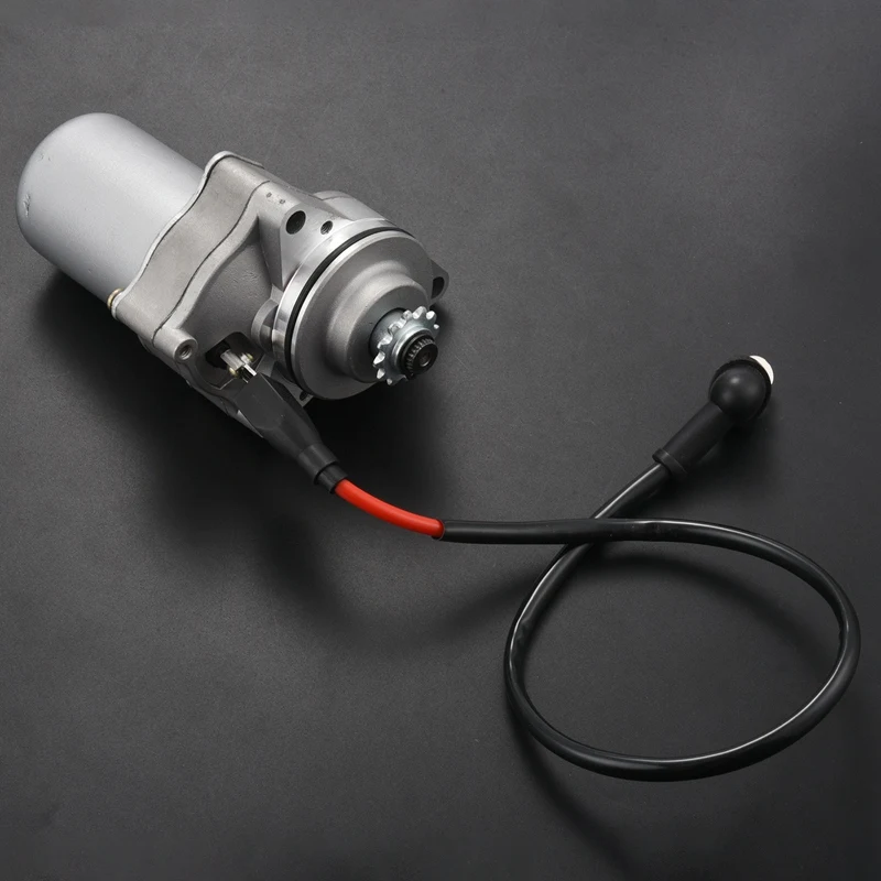 Motorcycle Electric Starter Motor 12 Teeth 3 Bolt For 4-Stroke 50/70/90/110/125Cc ATV Quad Pit Bike Motorcycle Accessories