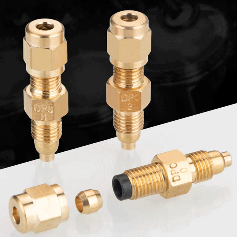 M8x1mmx 4mm Rohr AJB/DPC-0/1/2/3/4/5 Messing Einwegprüfung Messventil Resistive Proportionalverteiler Spitze Schmieröl – Detail 1