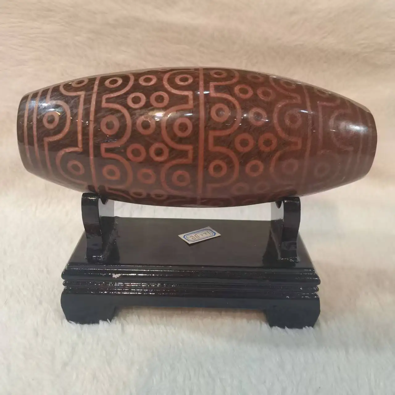 

Natural Agate Big Ornament 122 Eyes 1.7g Powerful Chinese Amulet Beads Collection High Quality