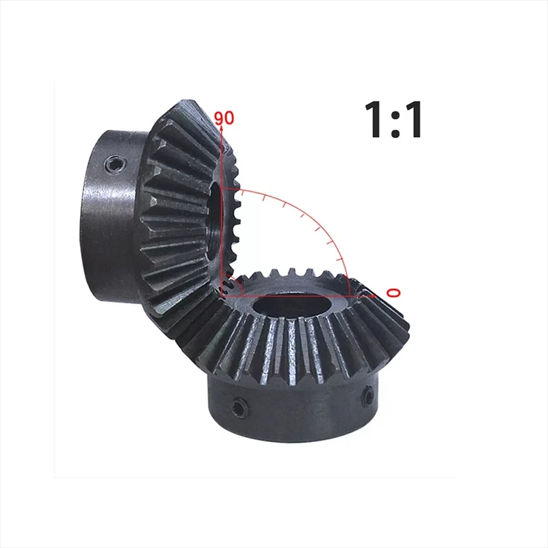 1/1.5 Mod Bevel Gear 20t 25t 30teeth Bore 5/6/6.35/8/10 To 16mm Transmission Gears 90° Bevel Gear For Model Car Modification Diy
