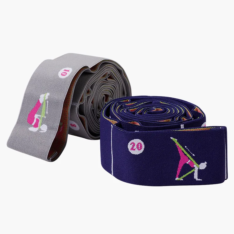 11 Grid Multi-Segment Yoga Resistance Band Beginner Dance Pilates Auxiliary Stretching Belt Adult Latin Elastic Bands Training