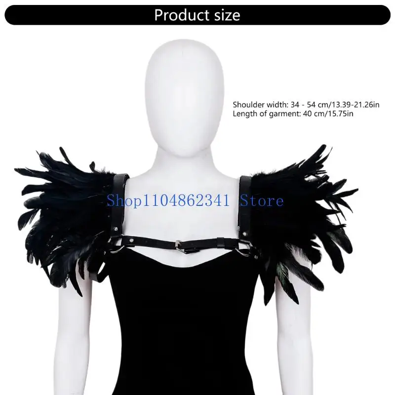5asd Victorian Gothic Shawl Shrug Shoulder Wrap Medieval Halloween Cosplay Costume Accessories for Adult Women Men