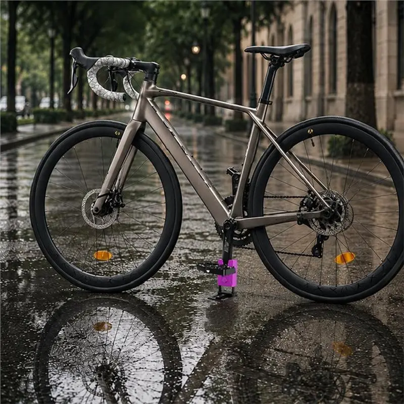 A79E-Portable Foldable Bicycle Side Stand-Crank Stand Stand For Road Bikes And Mountain Bikes