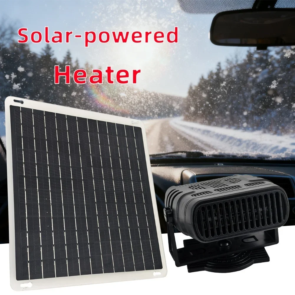 Pet House Heating Fan Heater 12*10*7.2cm Solar Pet Heater Solar Powered Heating Fan Efficient Energy Conversion