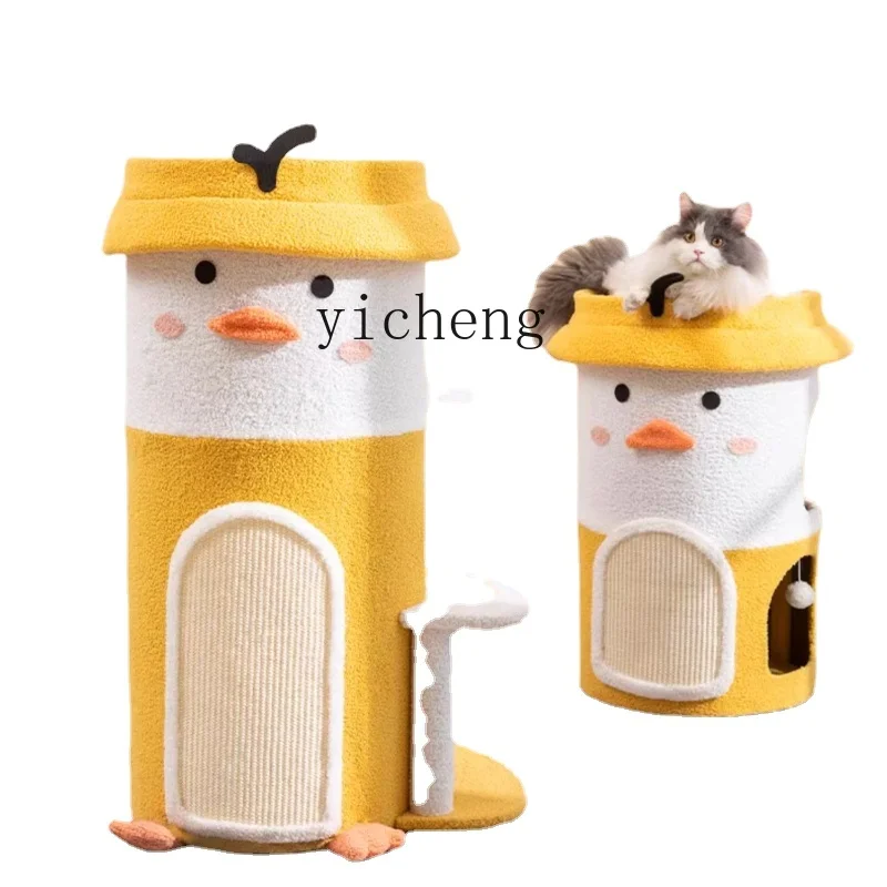 

Tqh Cat Nest Warm Winter Closed House Cat Climbing Frame Cat Tree One