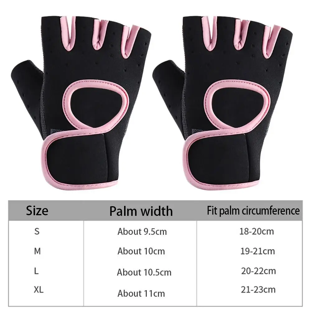 Guantes de levantamiento de pesas para hombre y mujer, mancuernas transpirables de medio dedo con almohadilla de Gel antideslizante para entrenamiento de culturismo y gimnasio