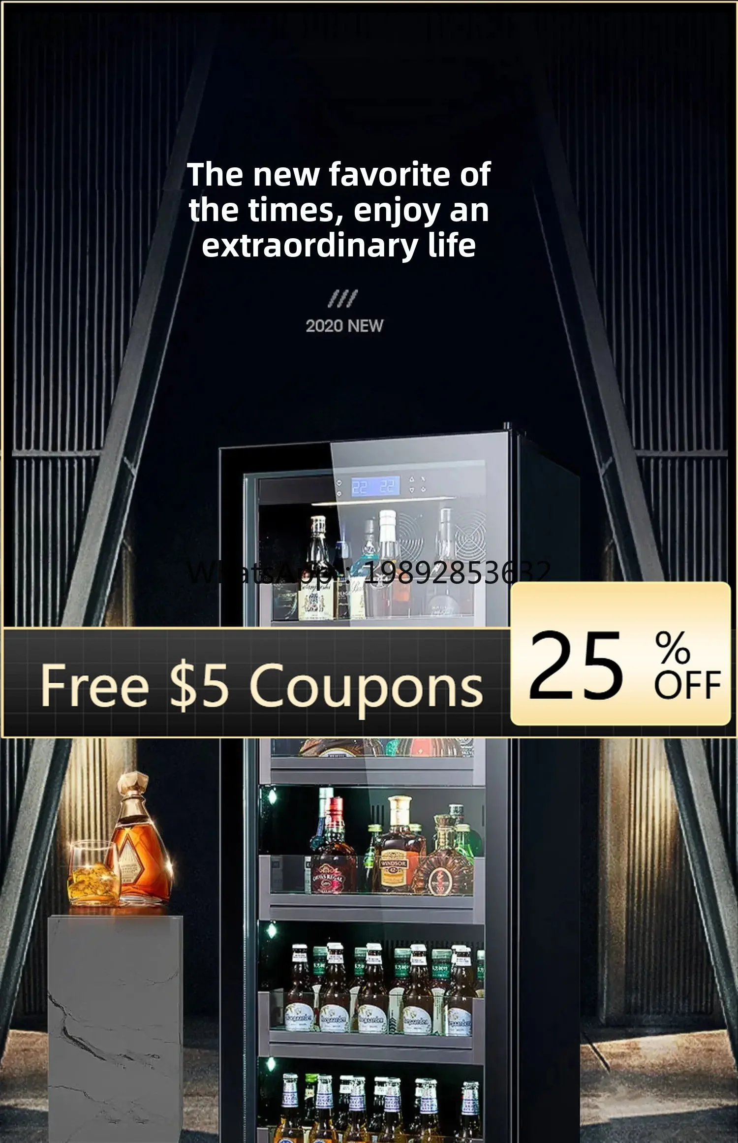 

AB constant temperature foreign wine ice bar refrigerator beverage medicine tea dry goods refrigerated fresh-keeping cabinet