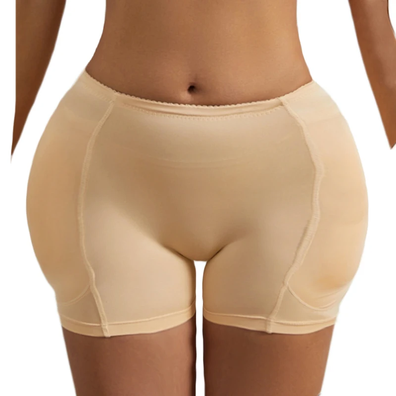 GUUDIA Detachable 4 Pads Padded Shorts Shapewear Padded Panties Padding Hip Enhancer Booty Butt Enhancer Body Shaper Panties