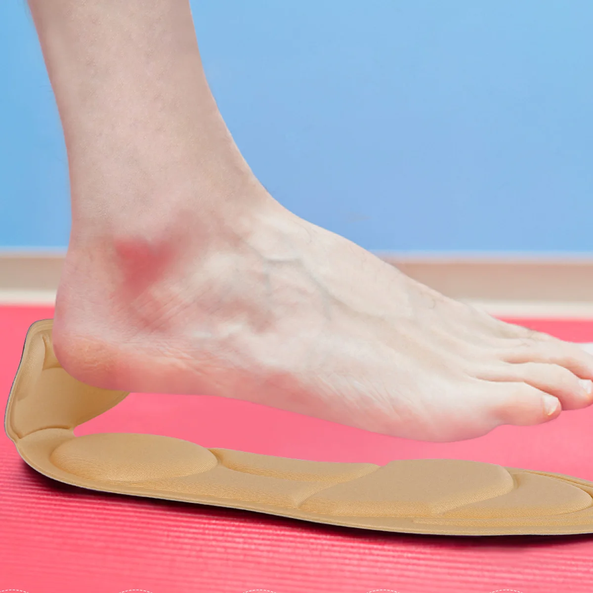 

AntiSlip Massage Heel Pad Back Cushion Insoles Inserts Long Adhesive Suitable Heels Flats Pumps Boots Chic
