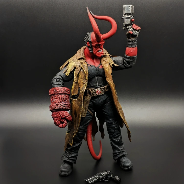 New 2024 Hellboy Action Figure Assemble Model In Stock Collection Model Toys Decoration Statue Model Toys For Kids Gifts