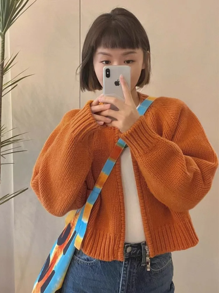 Blauw vest voor dames, retro trui met rits |   Zacht gebreid jack |   Y2K chique trui