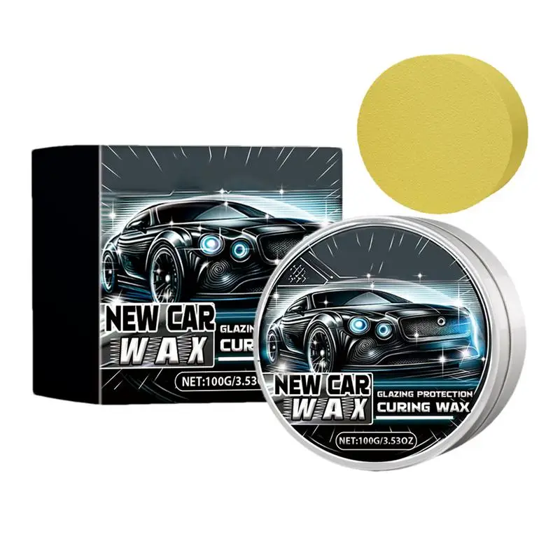 Professional Car Scratch Repair Paste Kit com esponja, Auto Paint Restauração, Car Wash Suprimentos, 100g