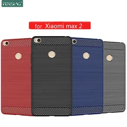 Case For Xiaomi Mi Max2 Case Xiaomi Mimax2 Cases Silicone TPU Bumper Shockproof Mi Max 2 Carbon Cover for Xiaomi Mimax 2
