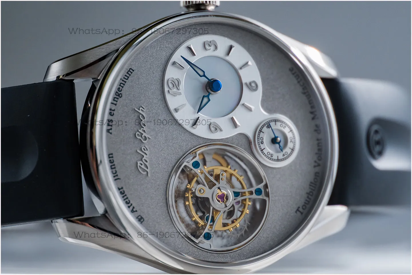 008 Limited to 99 Cal 8325x Tourbillon Mechanical Men's Casual Watch Customized Flight Suspension