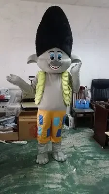 New Hot Trolls Mascot Costume -Trolls-Complete Adult Outfit - Mascot Parade Quality Clowns Birthdays Troll