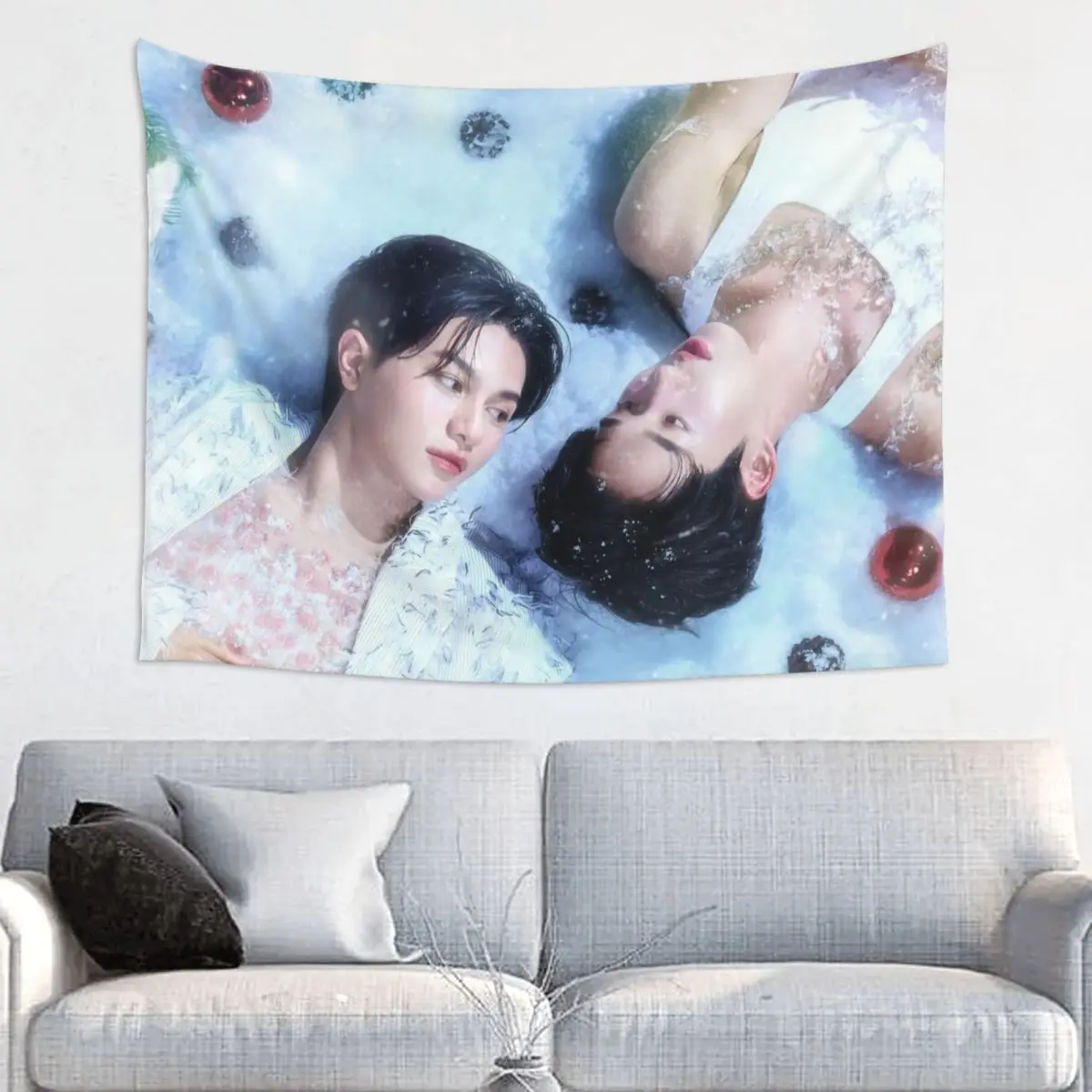 LYKN Williamest Williamjkp Estrvp Thai TV Thame Po Heart That Skips A Beat Background Hanging Wall Cloth Picture Home Tapestry