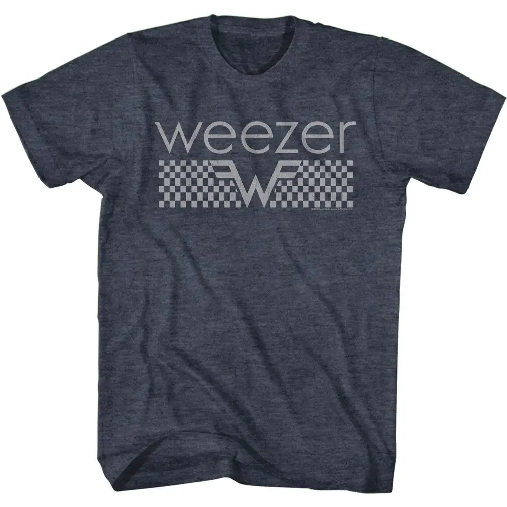 Weezer Checkered Alternative Rock Music Band T Shirt