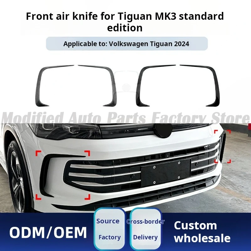 

Applicable To Volkswagen Tiguan MK3 2024 + Standard Edition Front Air Knife Grille Car Sticker Modification Parts