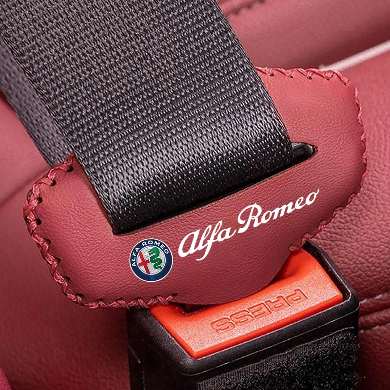 Car Seat Belt Clip Safety Seatbelt Lock Buckle Plug Cover For Alfa Romeo Giulietta Mito Giulia Stelvio 147 156 159 166