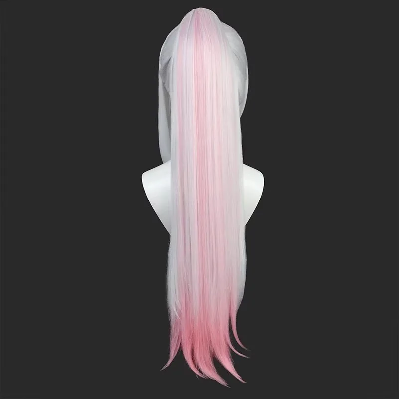 Cosplay [Free Man] League of Legends Soul Lianhua Yasuo Cos Wig Silver White Dyed Hair Top