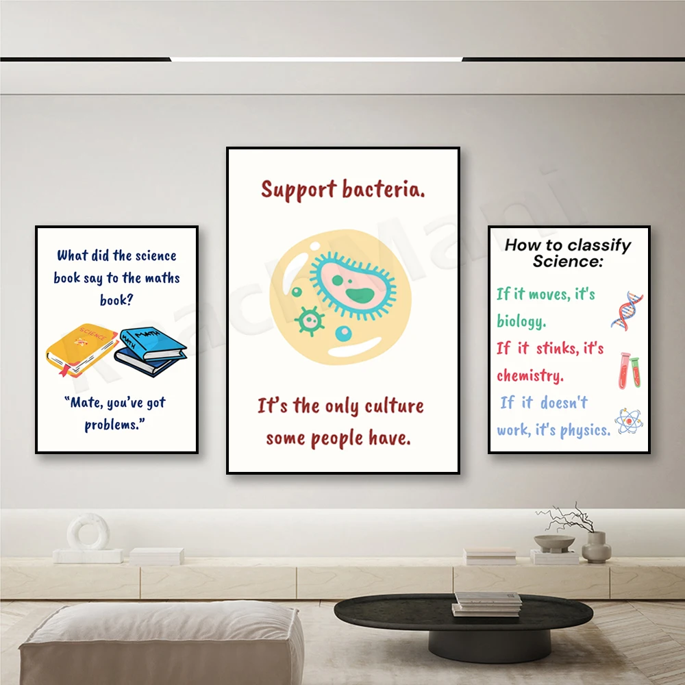 

Funny Science Prints; Science Teacher Gifts; Middle School; Science Puns; Educational Posters; Science Printables