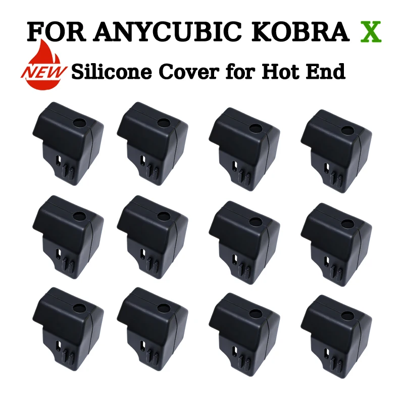 

For Anycubic Kobra X Nozzle Silicone Sock Hot End Protective Cover Tested & Approved Sleeve Anycubic Kobra X Hotend Accesories