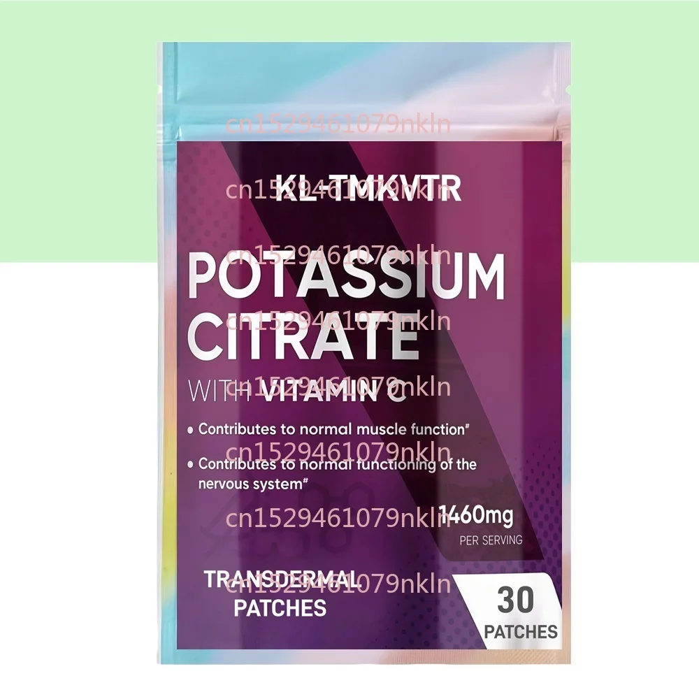 

30 Patches Potassium Citrate Transdermal Patches With Vitamin C for Men & Women,Support Muscle &Immune