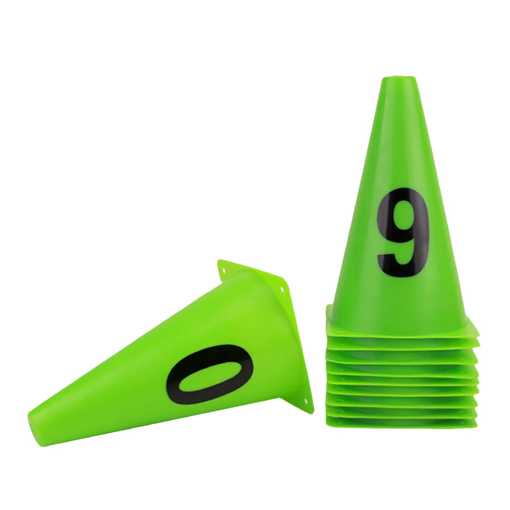 1 conjunto de baldes de treinamento de futebol pe de alta qualidade barriles de sinal de futebol antidrop resistente ao desgaste para esportes cones de treinamento de bola de futebol