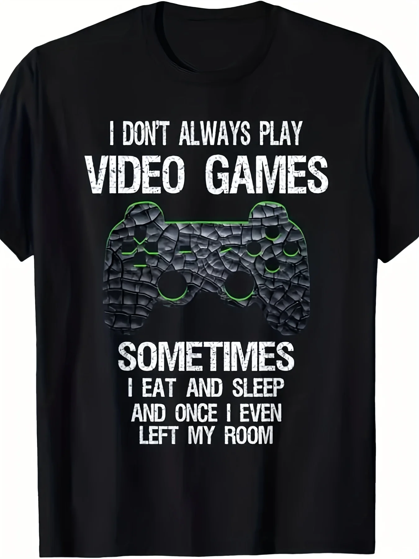 Men'S Comical Vintage Video Game T-Shirt - Witty Gamer Humor Perfect for Boys And Teens - Classic Black Tee with Digital Gaming