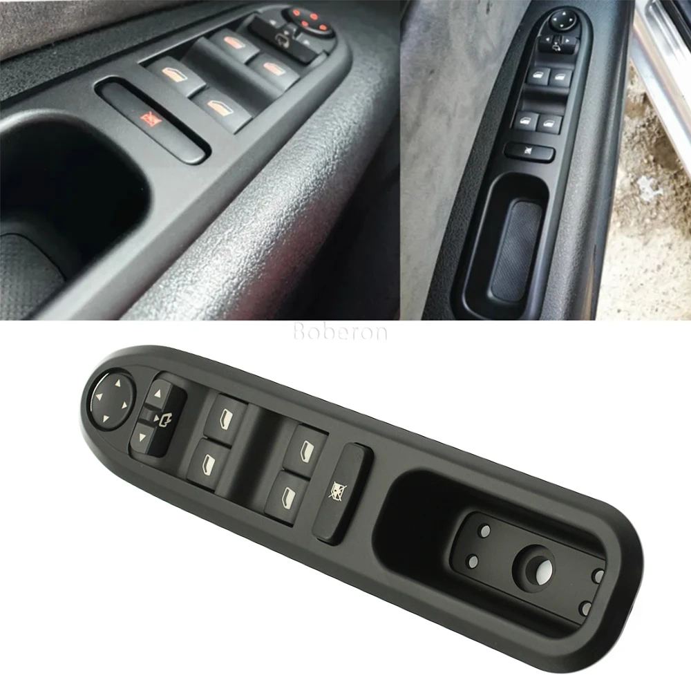 1PC Car styling Electric Window Switch Control Panel 6554.ER 96468704XT for Peugeot 407 SW 2004-2010