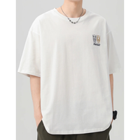 2024 Summer Fashion New Product O-Neck Short Sleeve T-shirt Resurrection Island Stone Statue Pattern Hip Hop Men's Women's Top