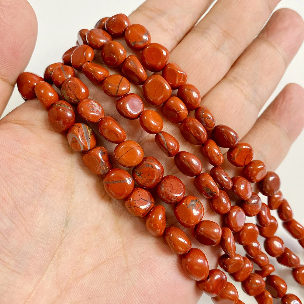 Natural Gem Stone Bead Irregular 8-12mm Agat Quartz Jasper Loose Spacer Beads For Jewelry Making DIY Bracelet Necklace Accessory