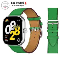 Leather band for Redmi watch 4 5 Accessories Smartwatch single tour Bracelet Watchband correa for xiaomi mi band 8 9 pro straps
