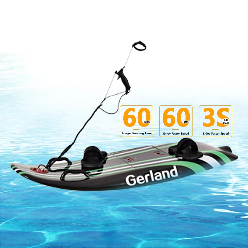 Hot Sale 12Kw Powered Surfing Sport 72V Motorized Jet Surf Board Electric Surfboard For Adult Sale Fast Speed Electric Surfboard