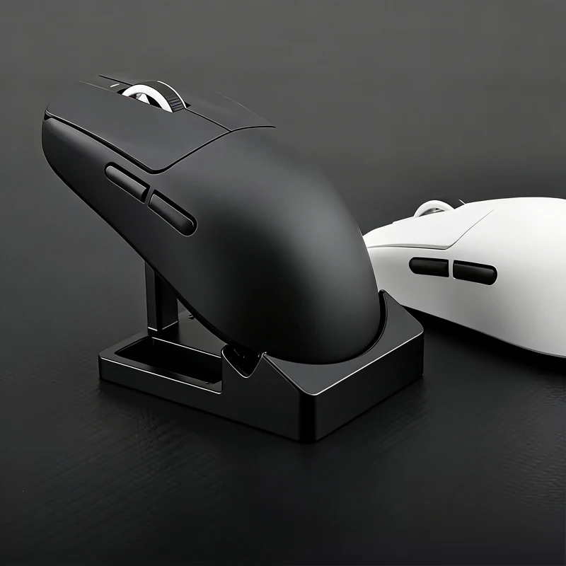 Desktop Mouse Display Stand adjustable Keyboard Mouse Holder Acrylic Storage Stand Mice Bracket Office Accessory NonSlip Base