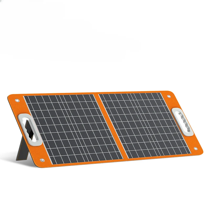 Rechargeable Charging Charger Folded Folding 60W Watt Fabric Foldable Portable Solar Panels for 230V Outdoor Camping