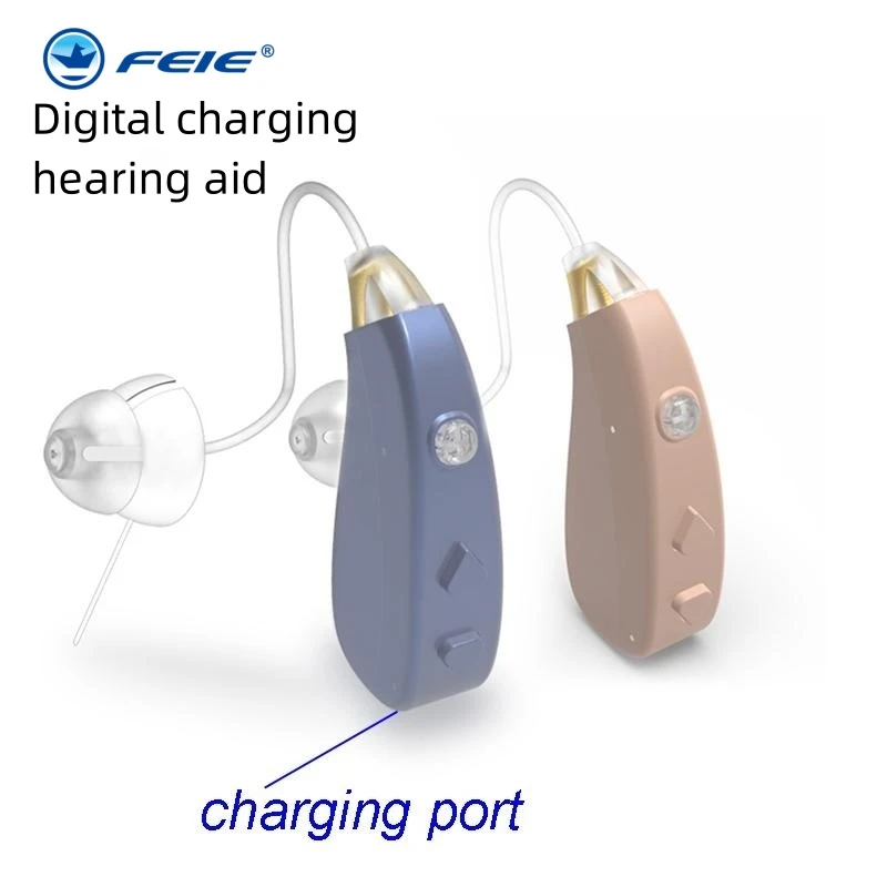 

USB Rechargeable Hearing Aid BTE Hearing Aids Ear Hearing Amplifier Adjustable Tone Hearing Device for Elderly Sound Amplifier