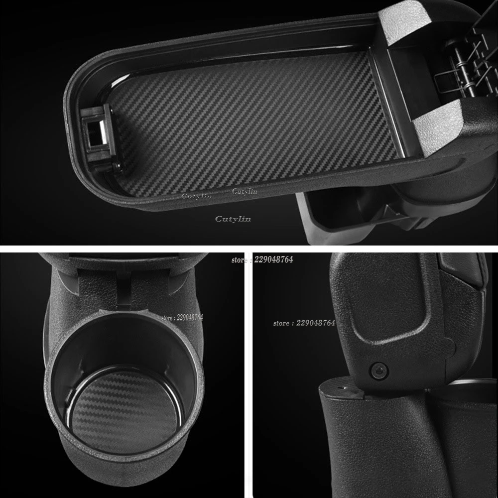 For Suzuki Jimny JB23 /JB33 1998-2018 Car Center Console Armrest Central Box with Water Cup Holder Replacement Accessories trim