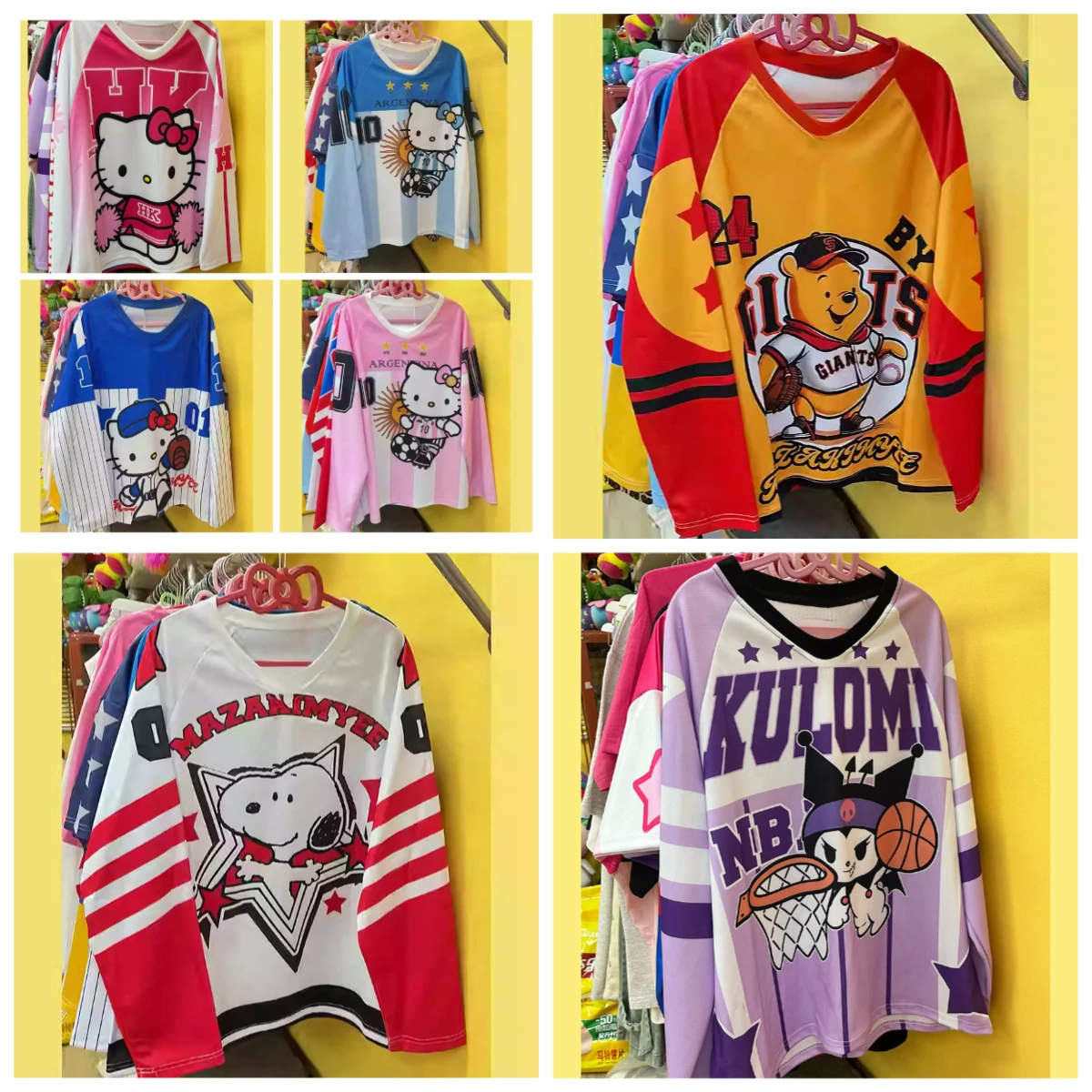 

Женская рубашка с круглым вырезом и длинным рукавом Disney Family Photo Sanrio Hello Kitty, модная рубашка, идеальный весенне-осенний праздничный подарок