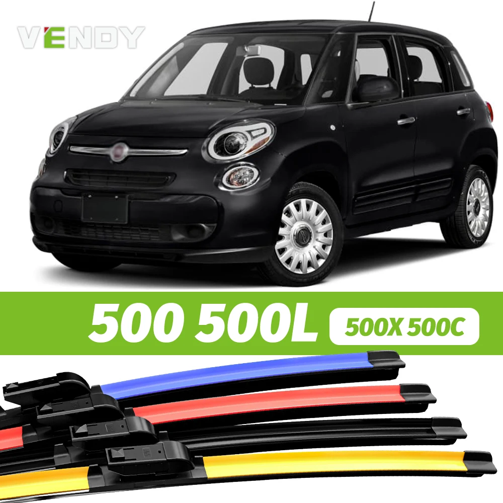 2 stücke Frontscheibe Wischer Klingen Scheibenwischer Für Fiat 500 500L 500X 500C 2007-2023 2016 2017 2018 2019 2020 2021 2022