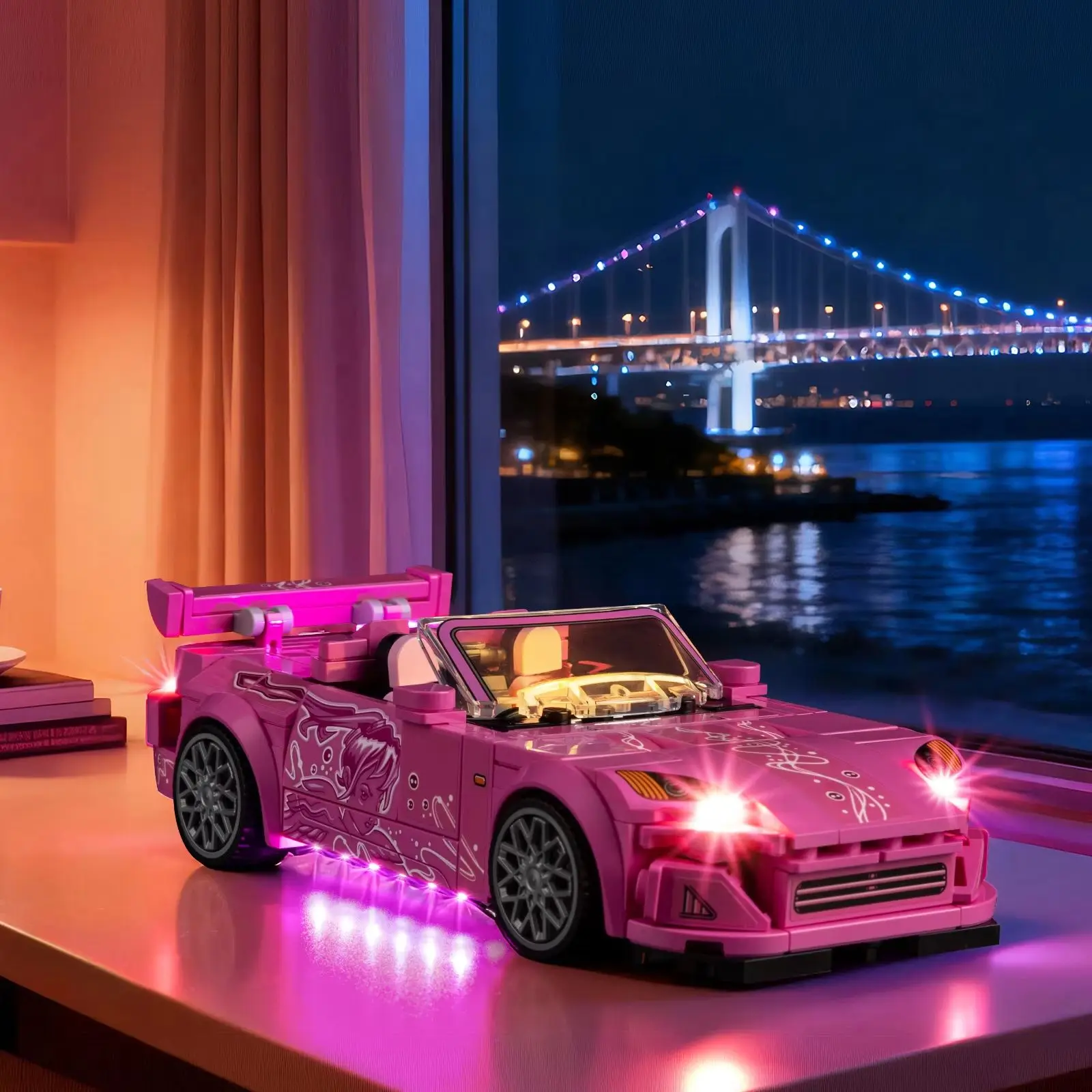 #77241 Light Set Suitable For LEGO 2 Fast 2 Furious Honda S2000
