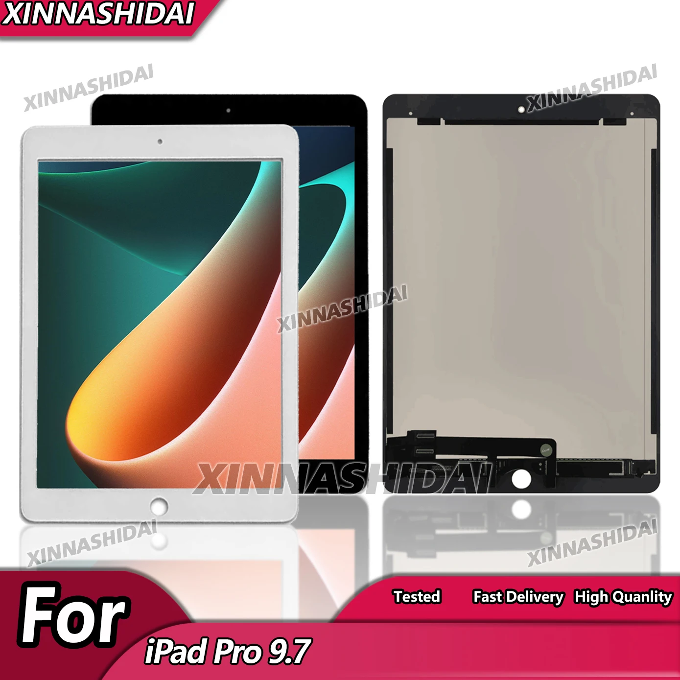 

ЖК-дисплей для Apple iPad Pro 9,7 A1673 A1674 A1675, дигитайзер сенсорного экрана, сенсорная панель, замена панели