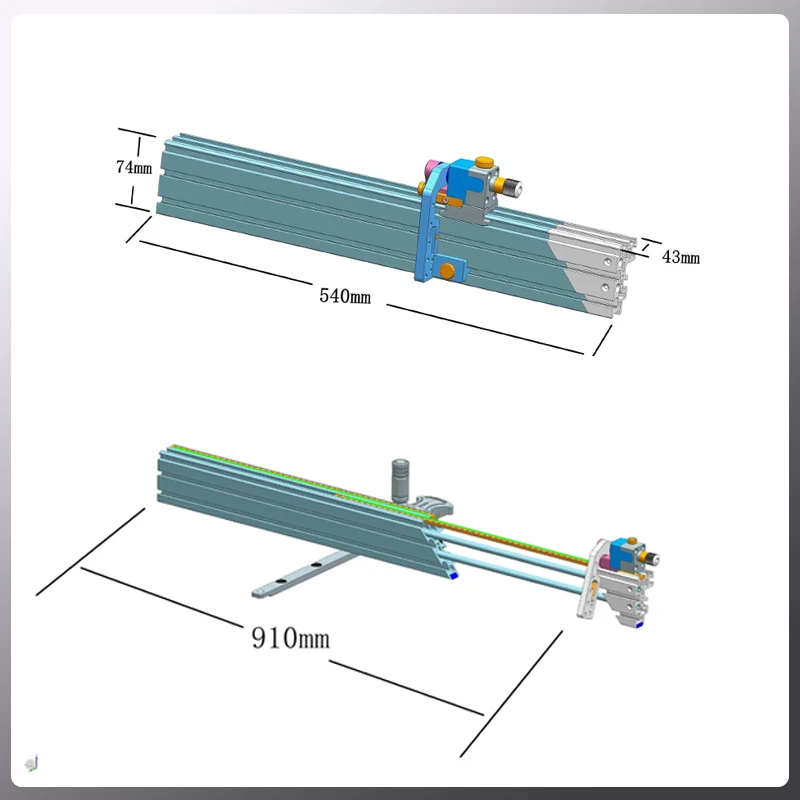 Table Saw Miter Gauge 850mm Extended Fence with 0-70 Degree for Table Saw Router Sawing recision Angle Setting Woodworking Tool