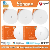 SONOFF SNZB-02P SNZB 02P Zigbee Temperature and Humidity Sensor Sonoff ZB Bridge-P Thermometer Detector Smart Home Via Ewelink