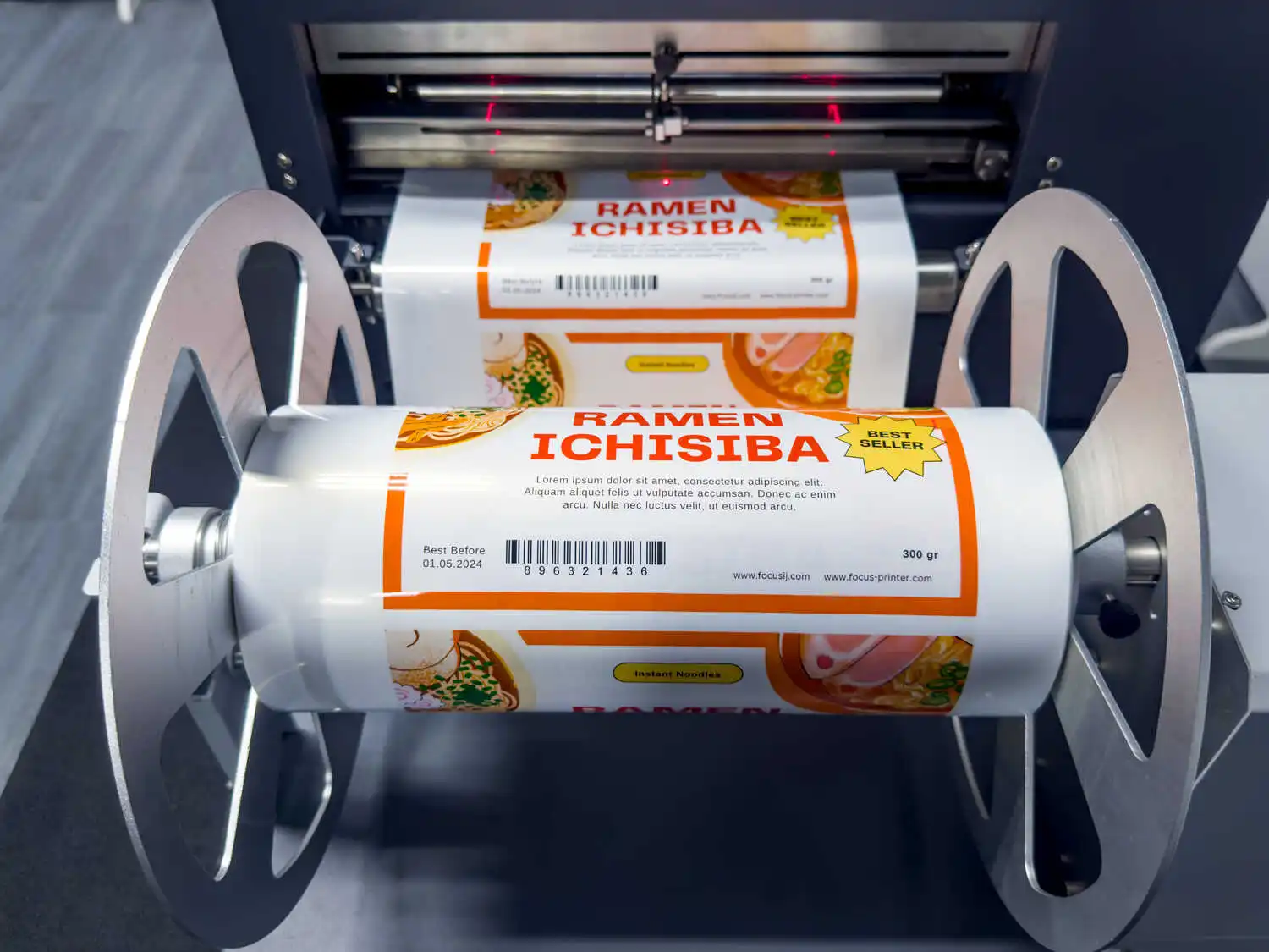 The Industrial 391 Multi-functional Printing Machine Supports Printing Composite Labels with Inkjet Coating Labels