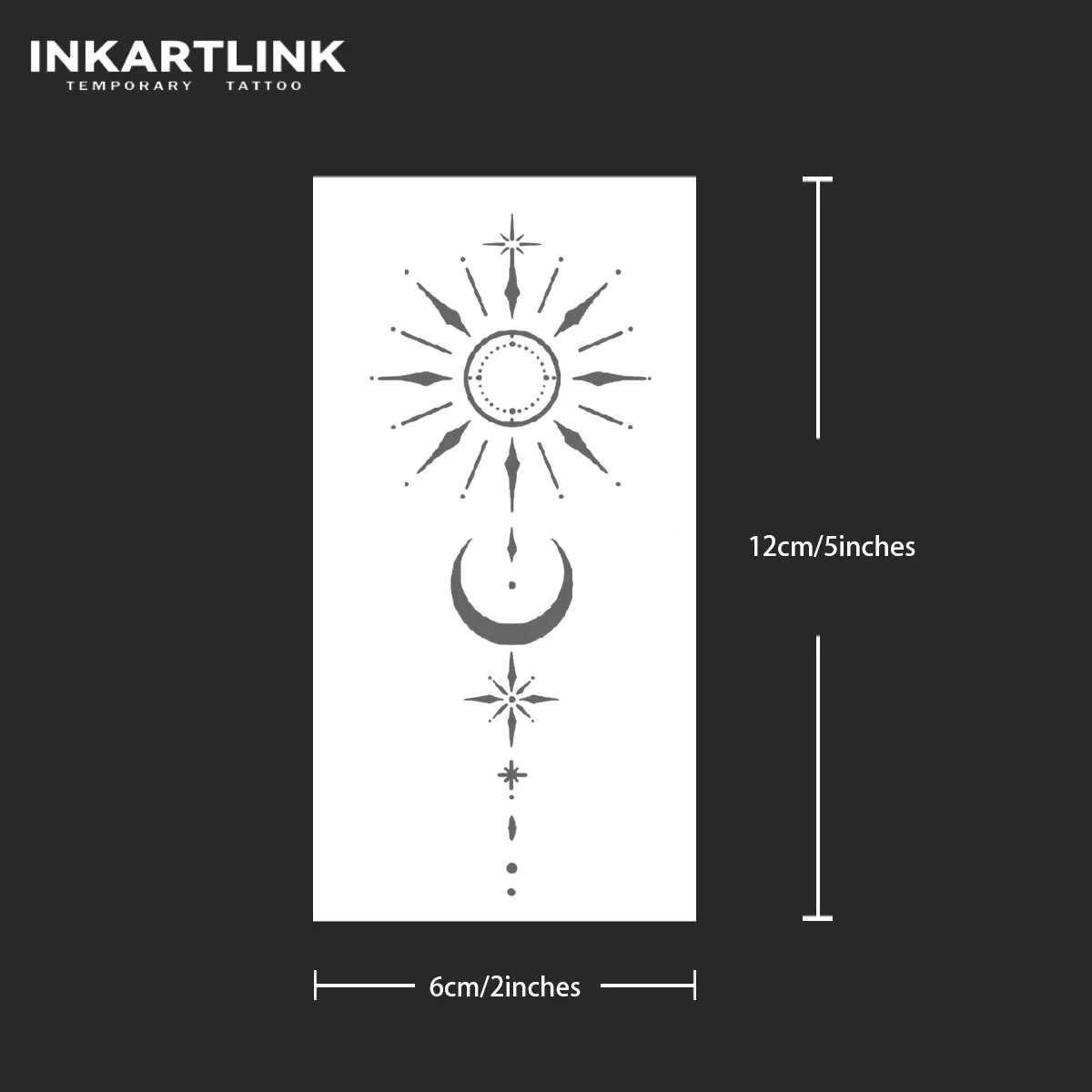 وشم مؤقت يلمع الشمس والقمر، آخر حتى 15 يومًا، تقنية جديدة سحرية مقاومة للماء، ملصق شبه دائم.